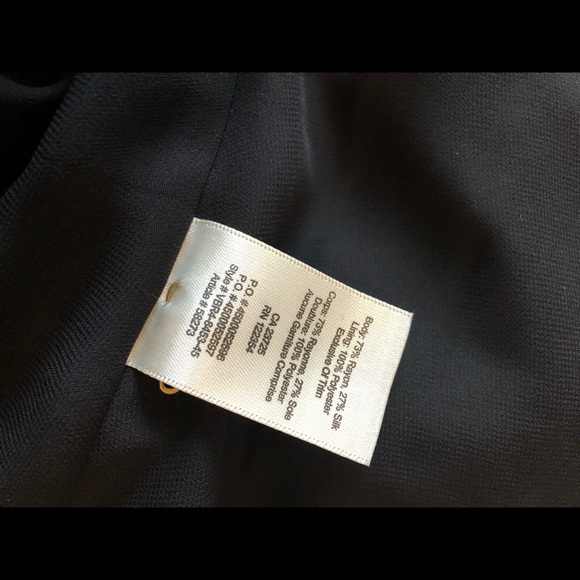 ARITZIA WILFRED VELVET TROMPETTE DRESS BLACK - Picture 8 of 8